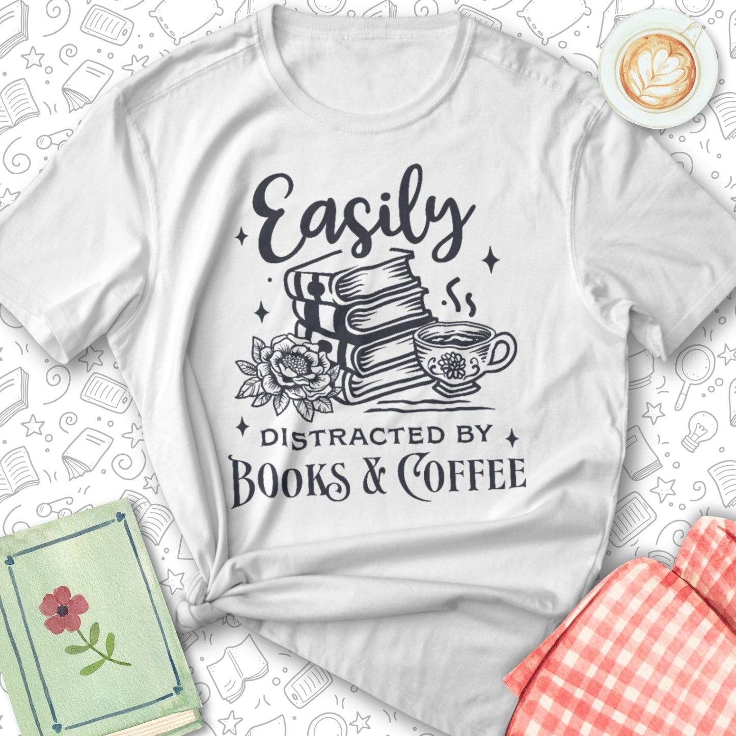 Distracted Coffee Tee