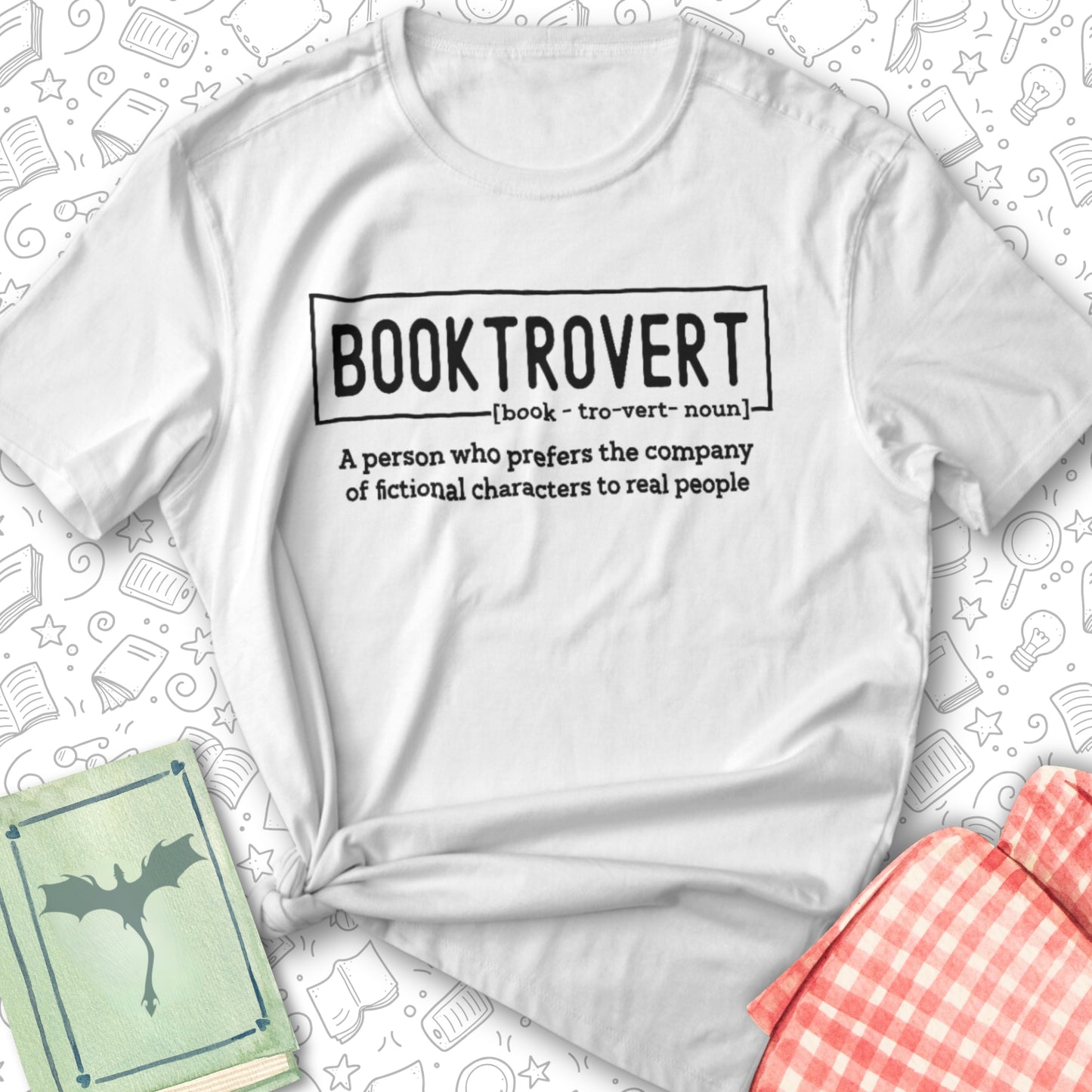 Booktrovert Tee