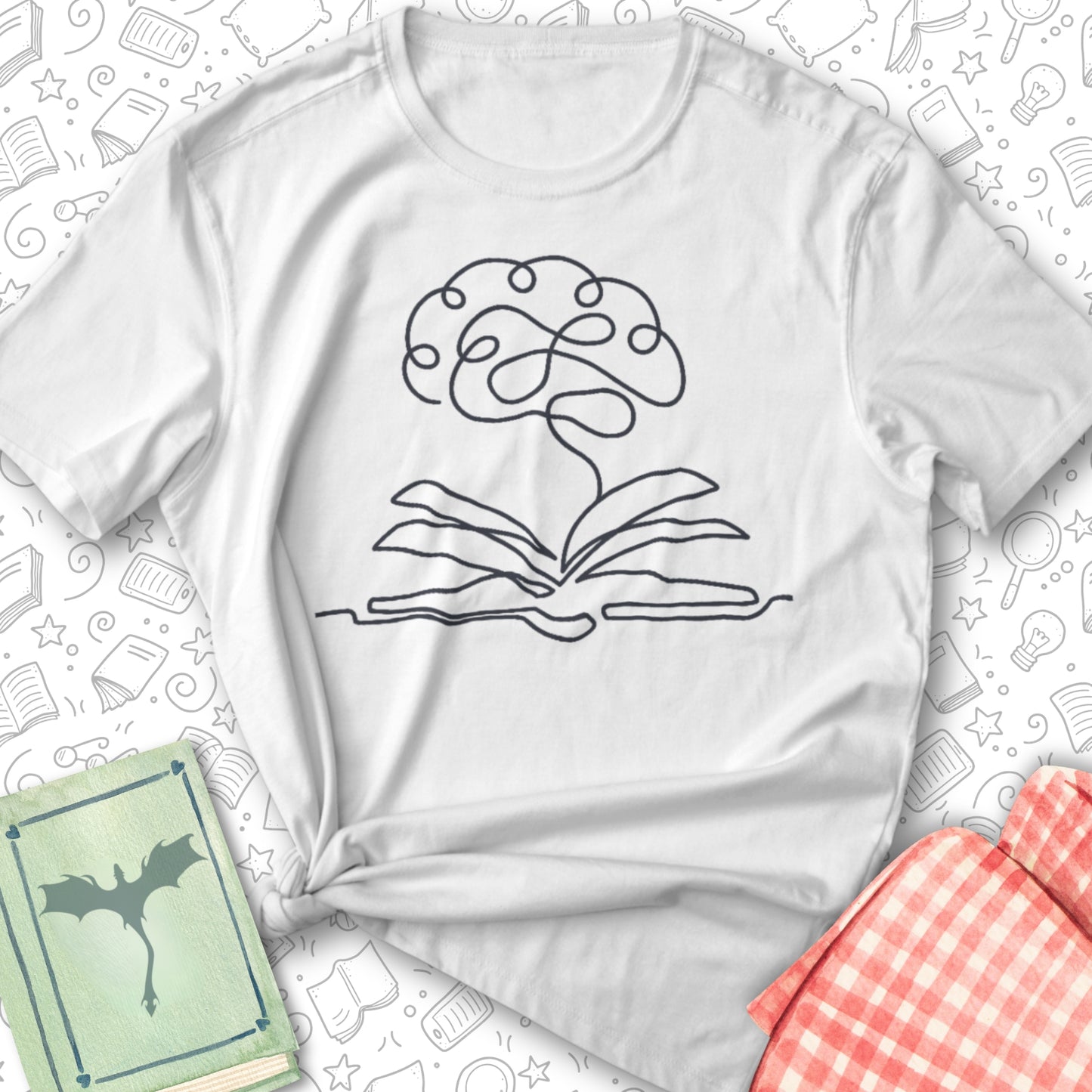 Book Brain Tee