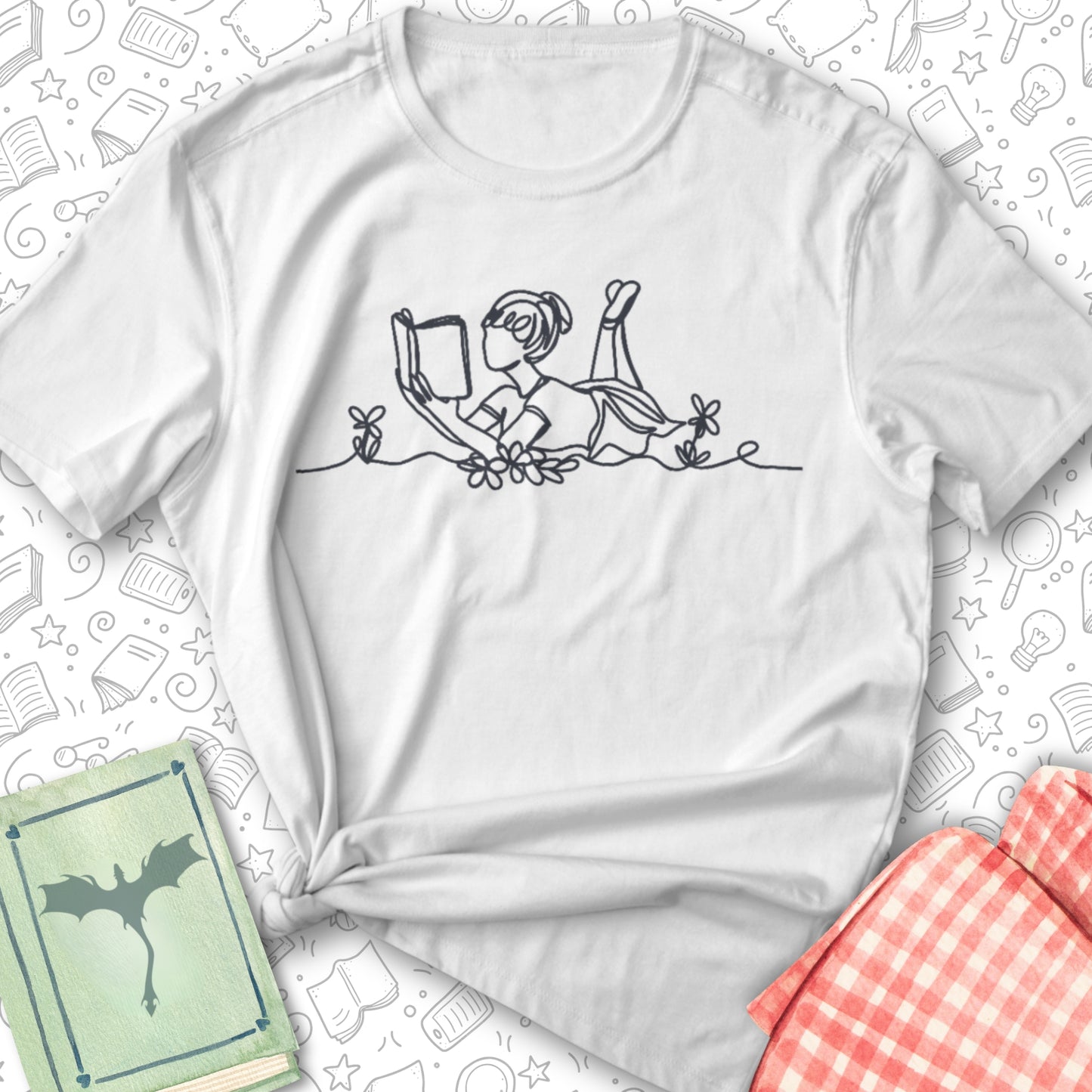 Girl Reading Tee