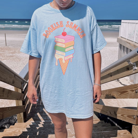 Book Ice Cream Tee