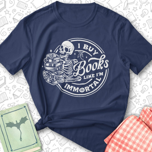 Book Hoarding T-Shirt Sandwich