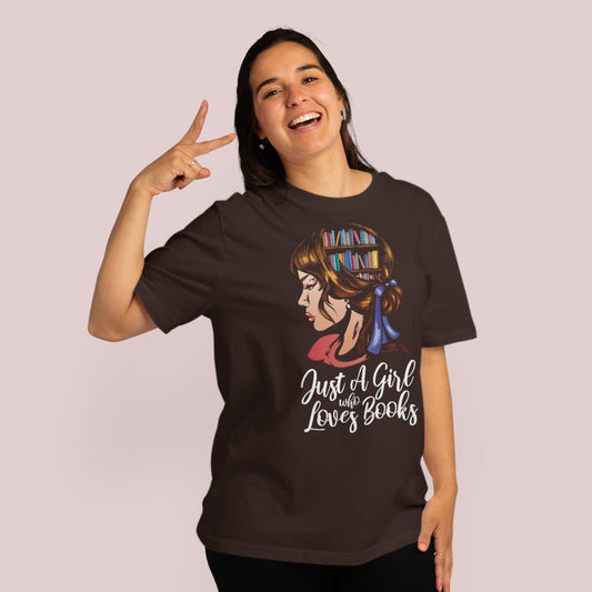 Girl Loves Books Tee