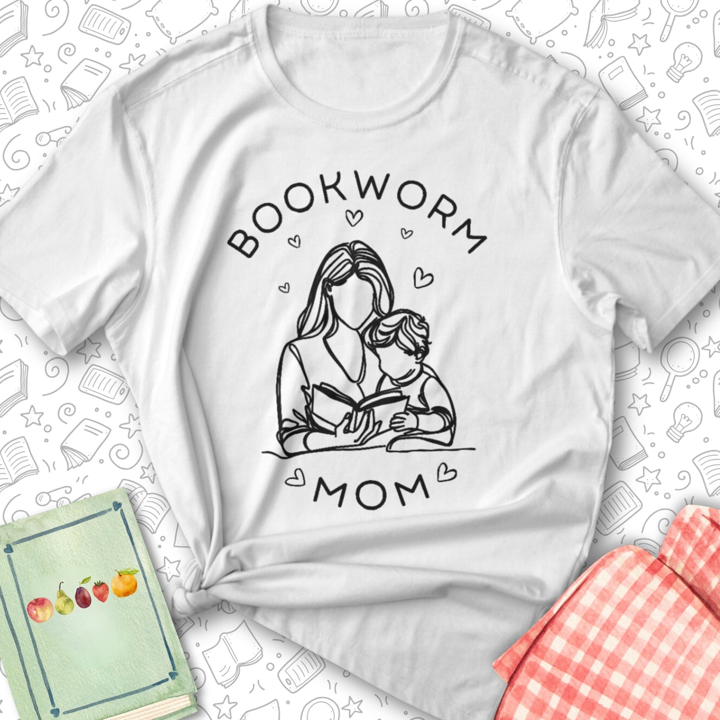 Bookworm Mom Tee