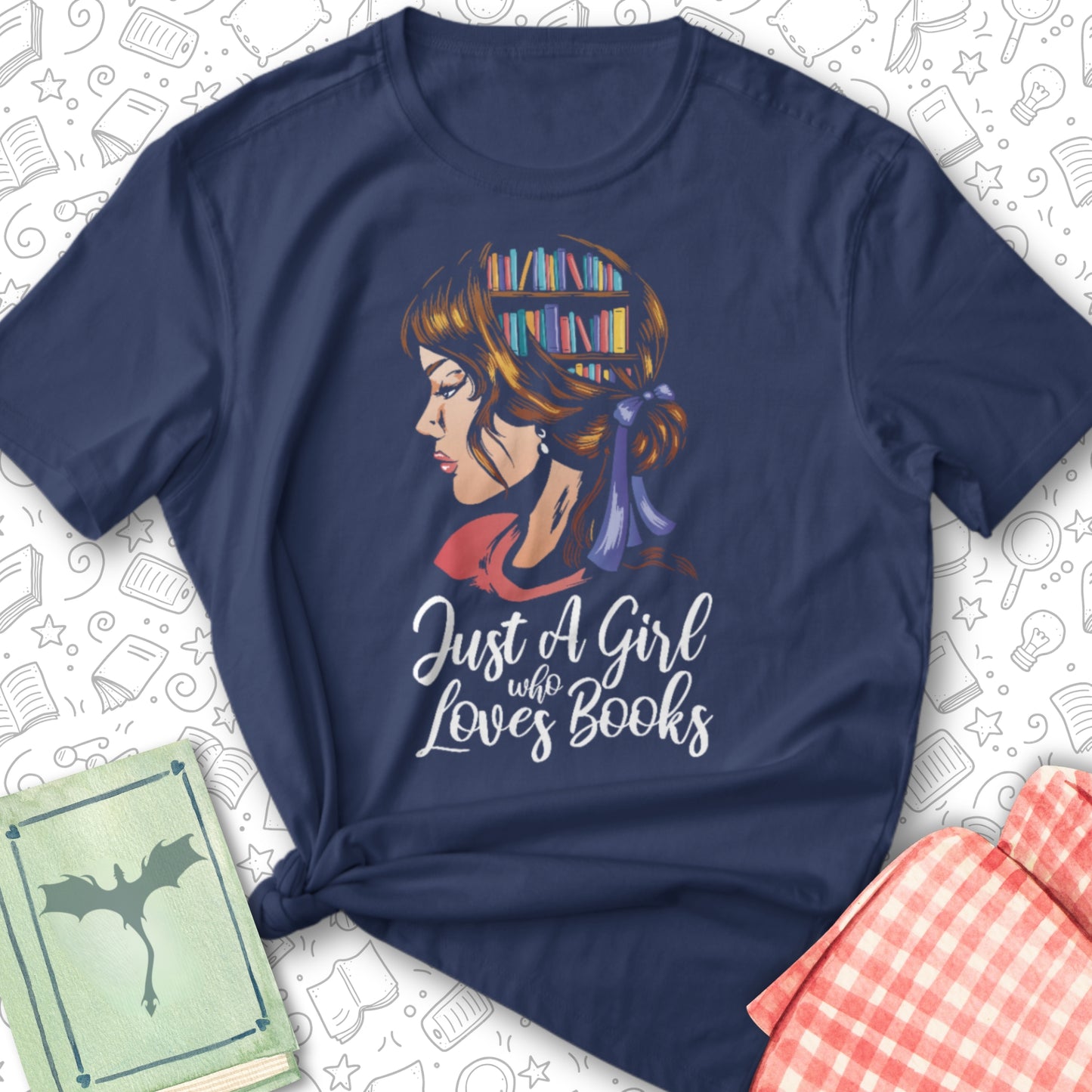 Girl Loves Books Tee