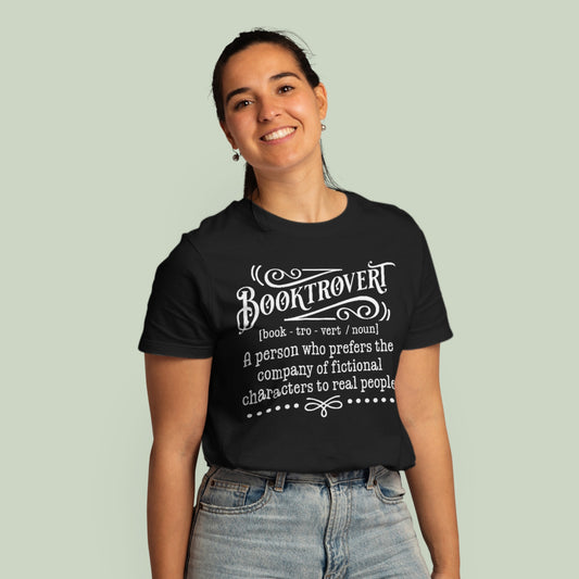 Booktrovert Tee