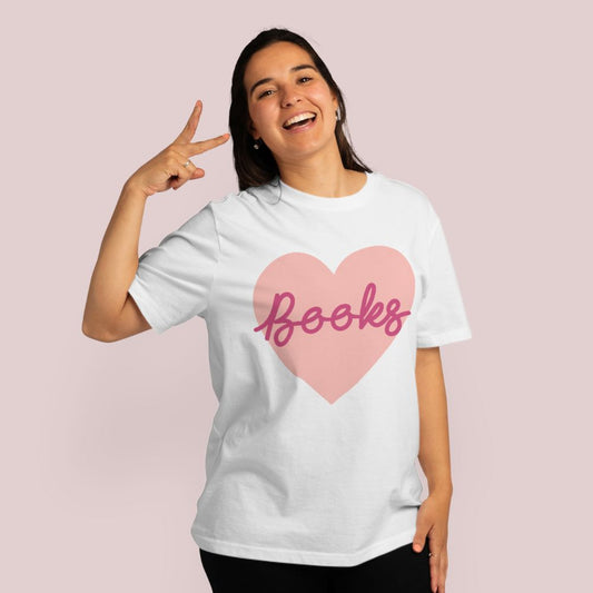 Heart Books Tee