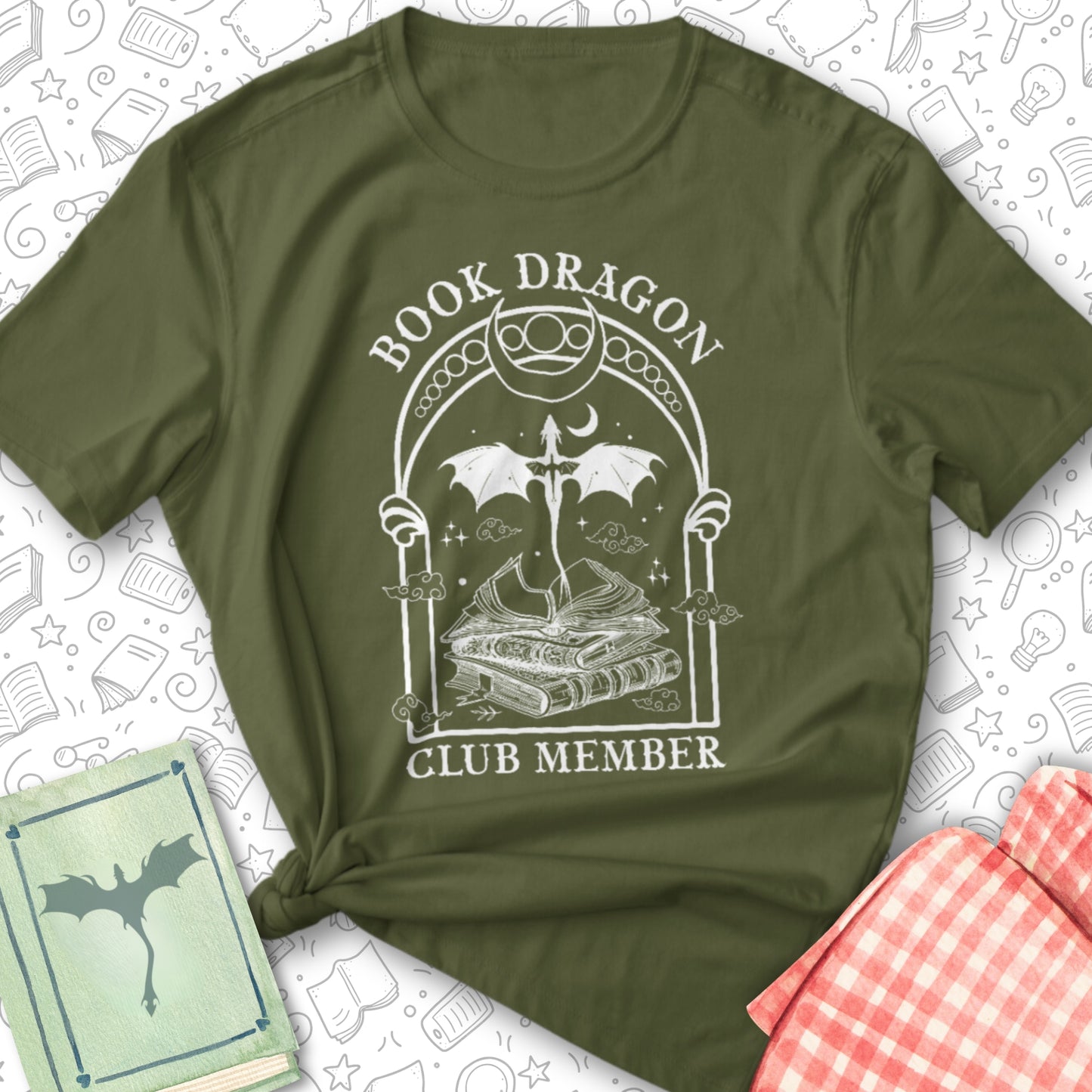 Book Dragon Tee