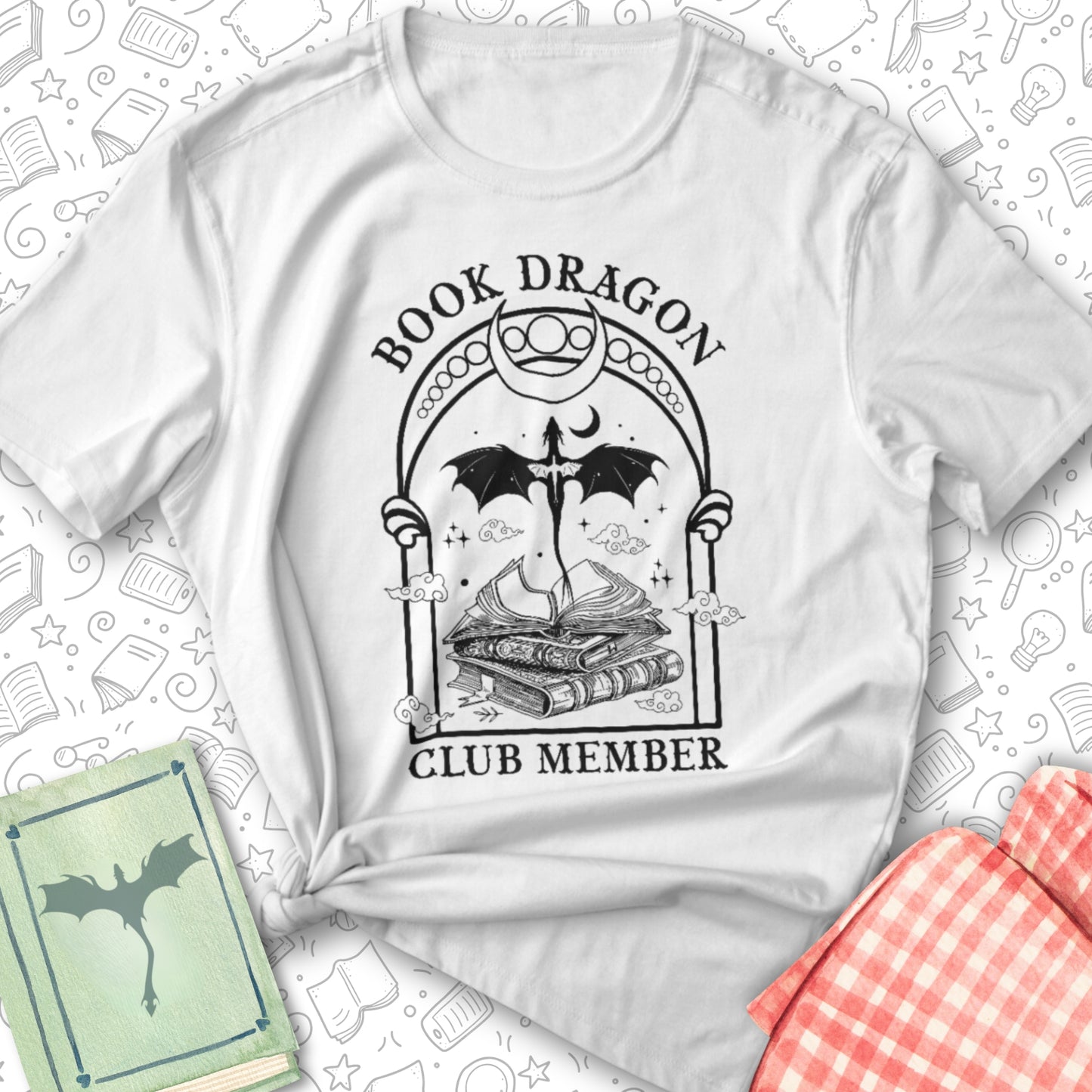 Book Dragon Tee