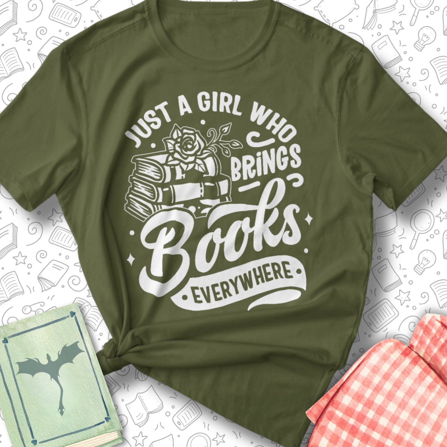 Girl Brings Books Tee