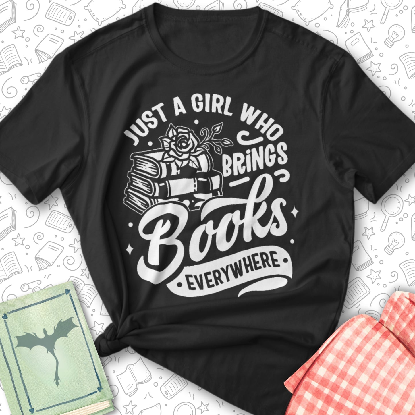 Girl Brings Books Tee