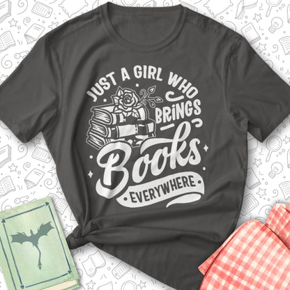 Girl Brings Books Tee