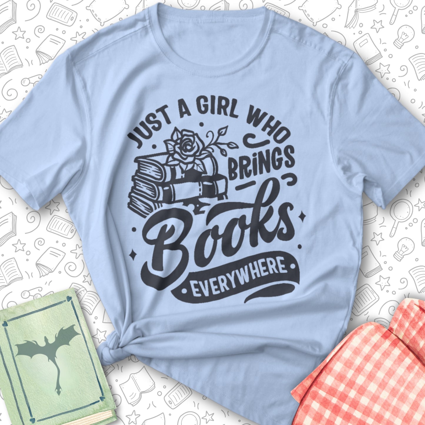 Girl Brings Books Tee