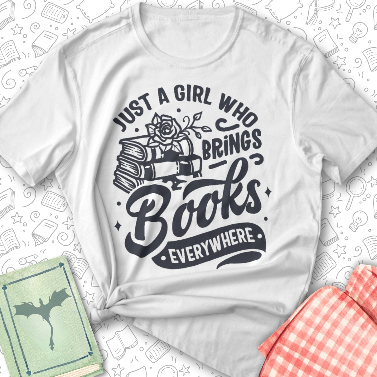 Girl Brings Books Tee