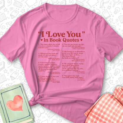 Love Quotes Tee