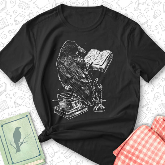 Raven Reading Tee