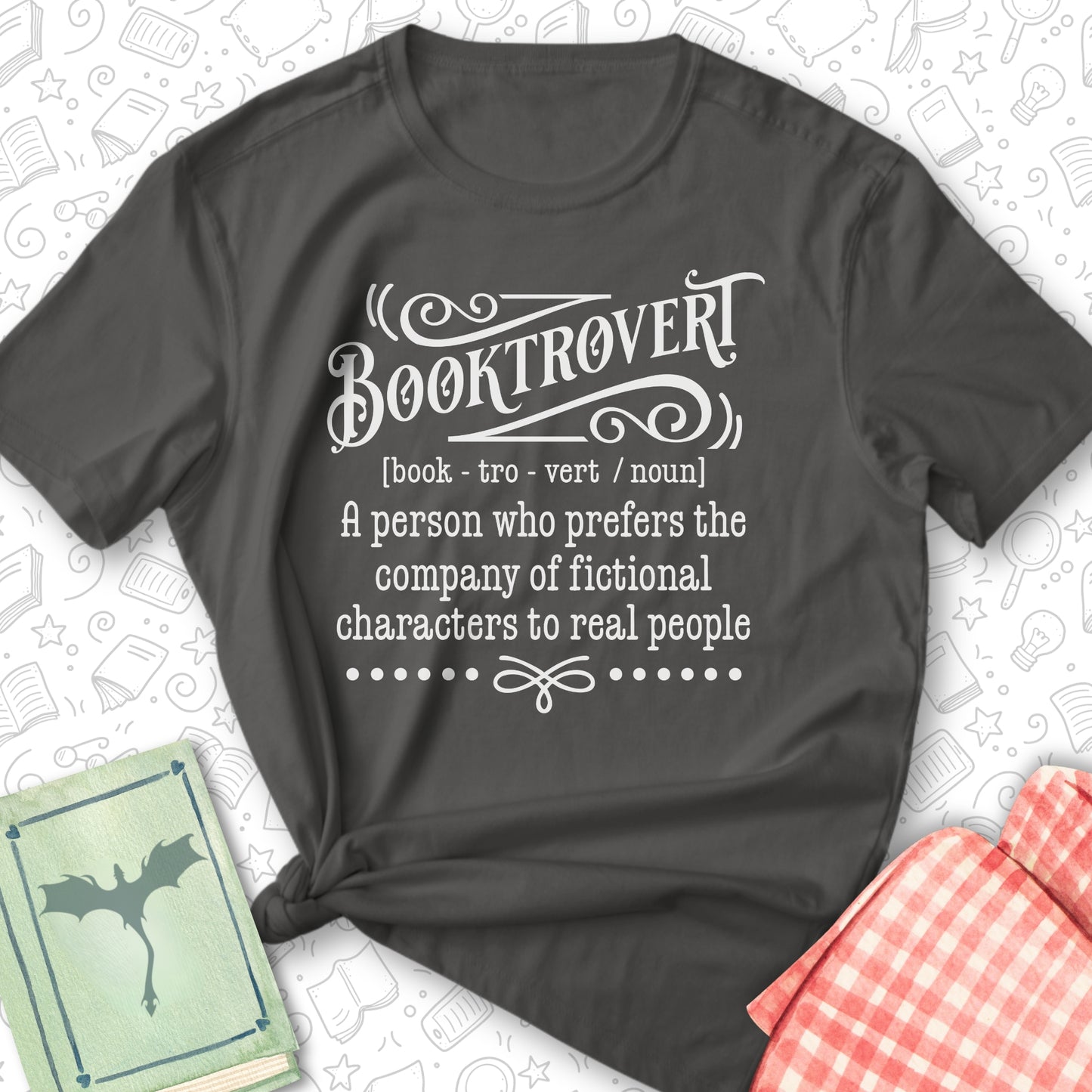 Booktrovert Tee
