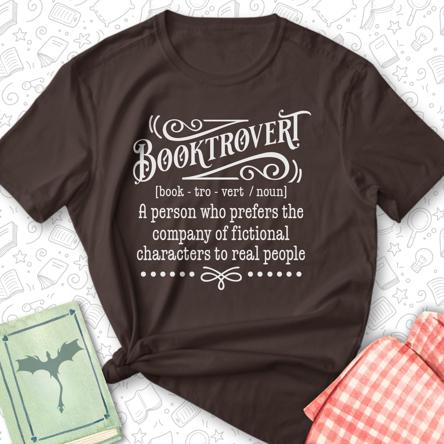 Booktrovert Tee