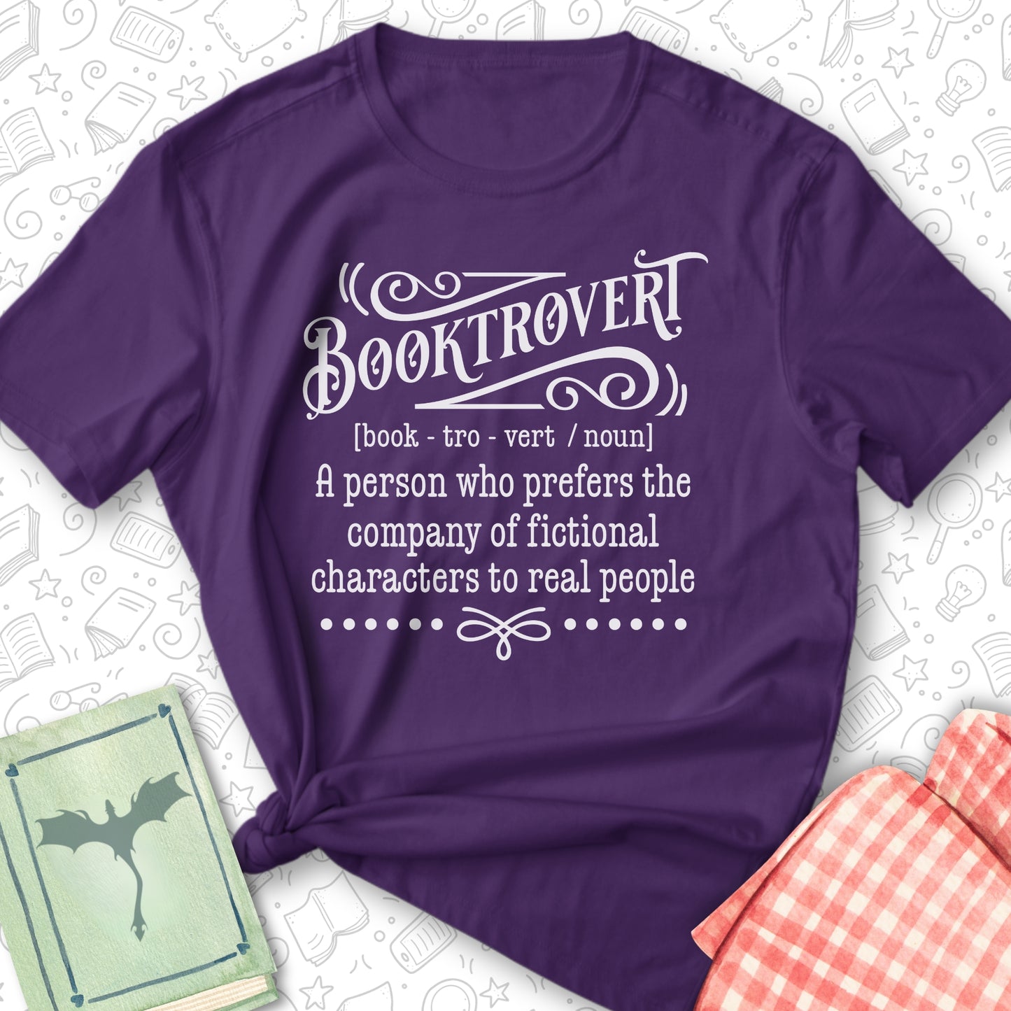 Booktrovert Tee