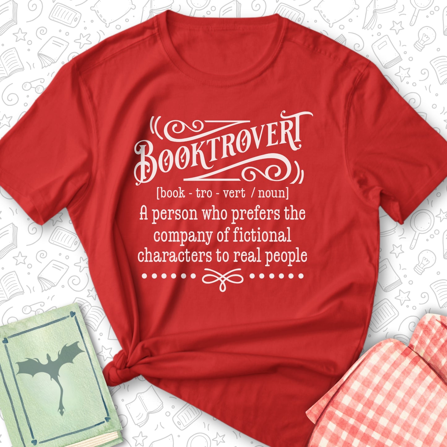 Booktrovert Tee