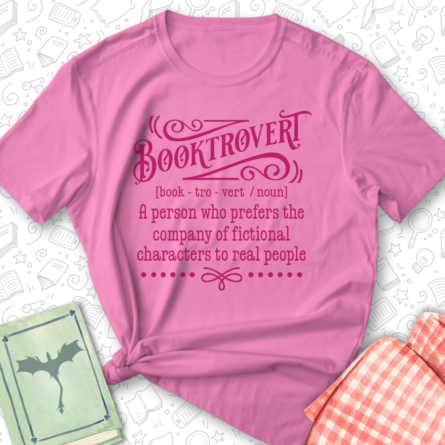 Booktrovert Tee