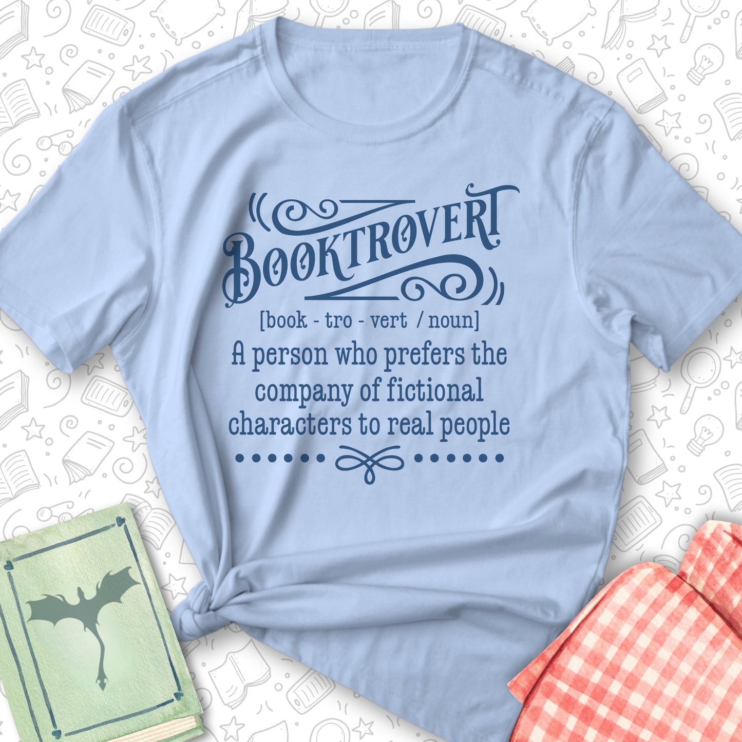 Booktrovert Tee