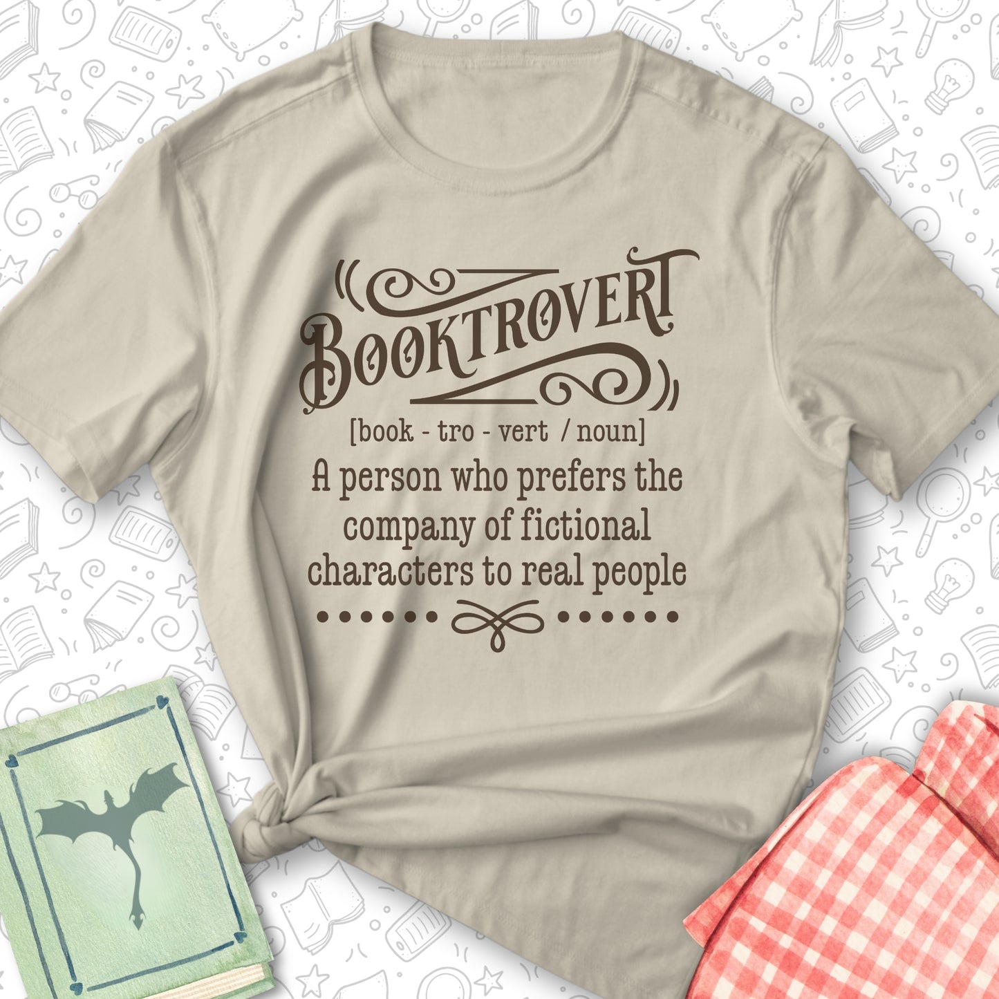 Booktrovert Tee