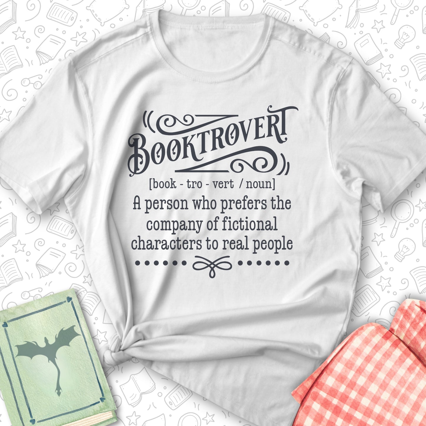 Booktrovert Tee