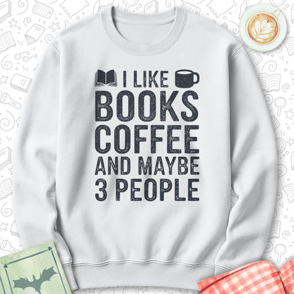 Books Coffee 3P Sweatshirt