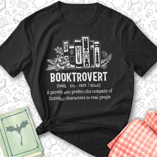 Booktrovert Tee