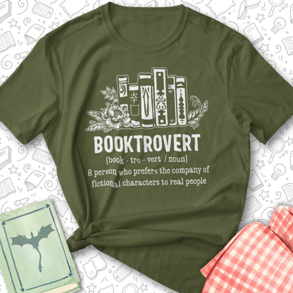 Booktrovert Tee