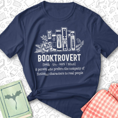 Booktrovert Tee