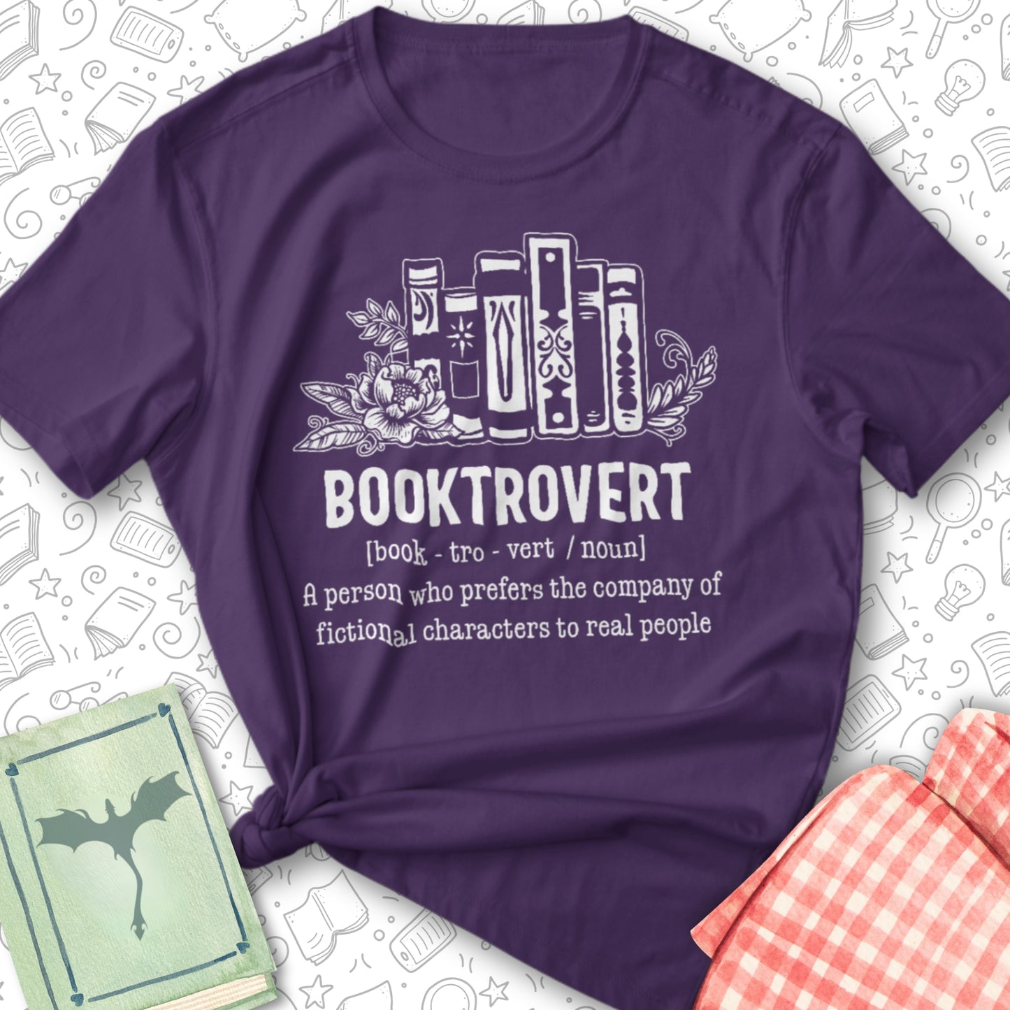 Booktrovert Tee
