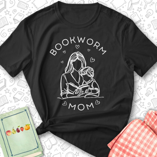 Bookworm Mom Tee
