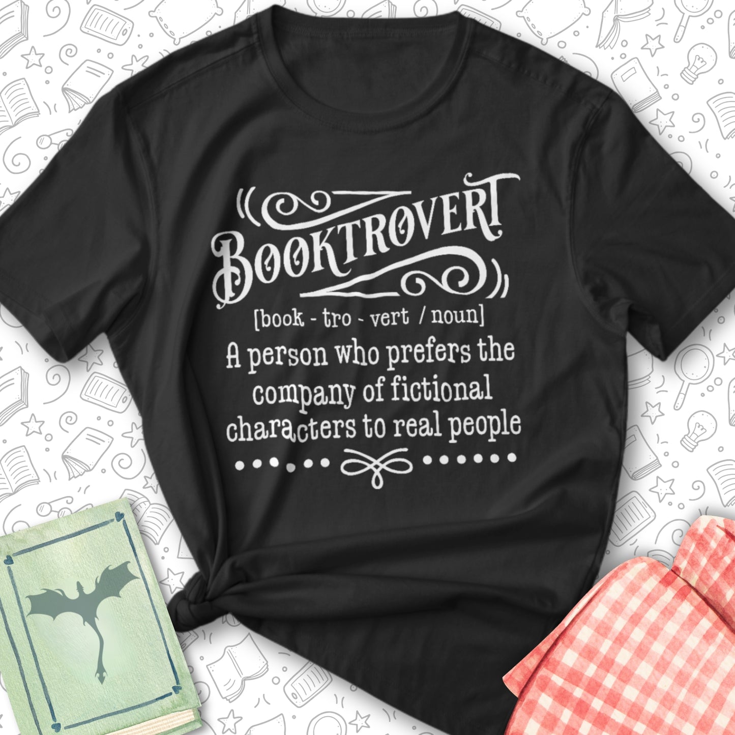 Booktrovert Tee