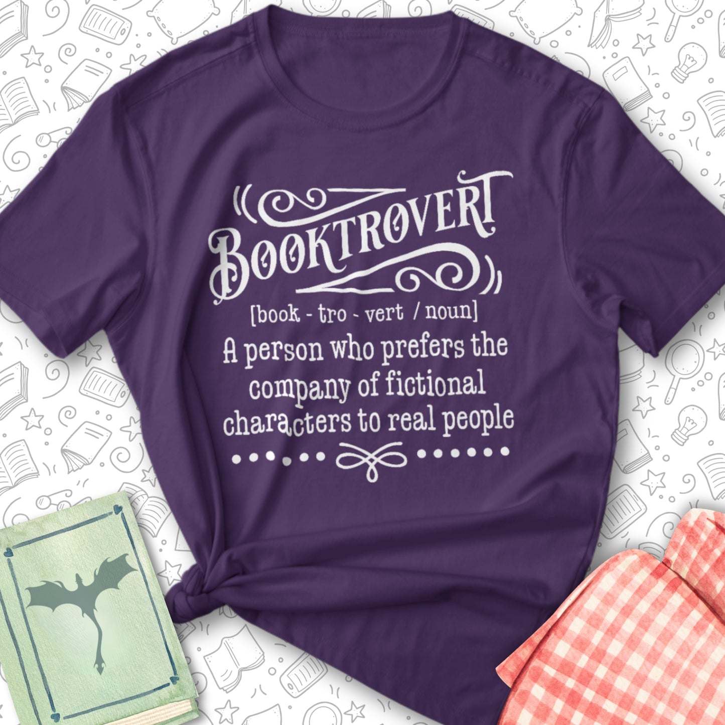 Booktrovert Tee