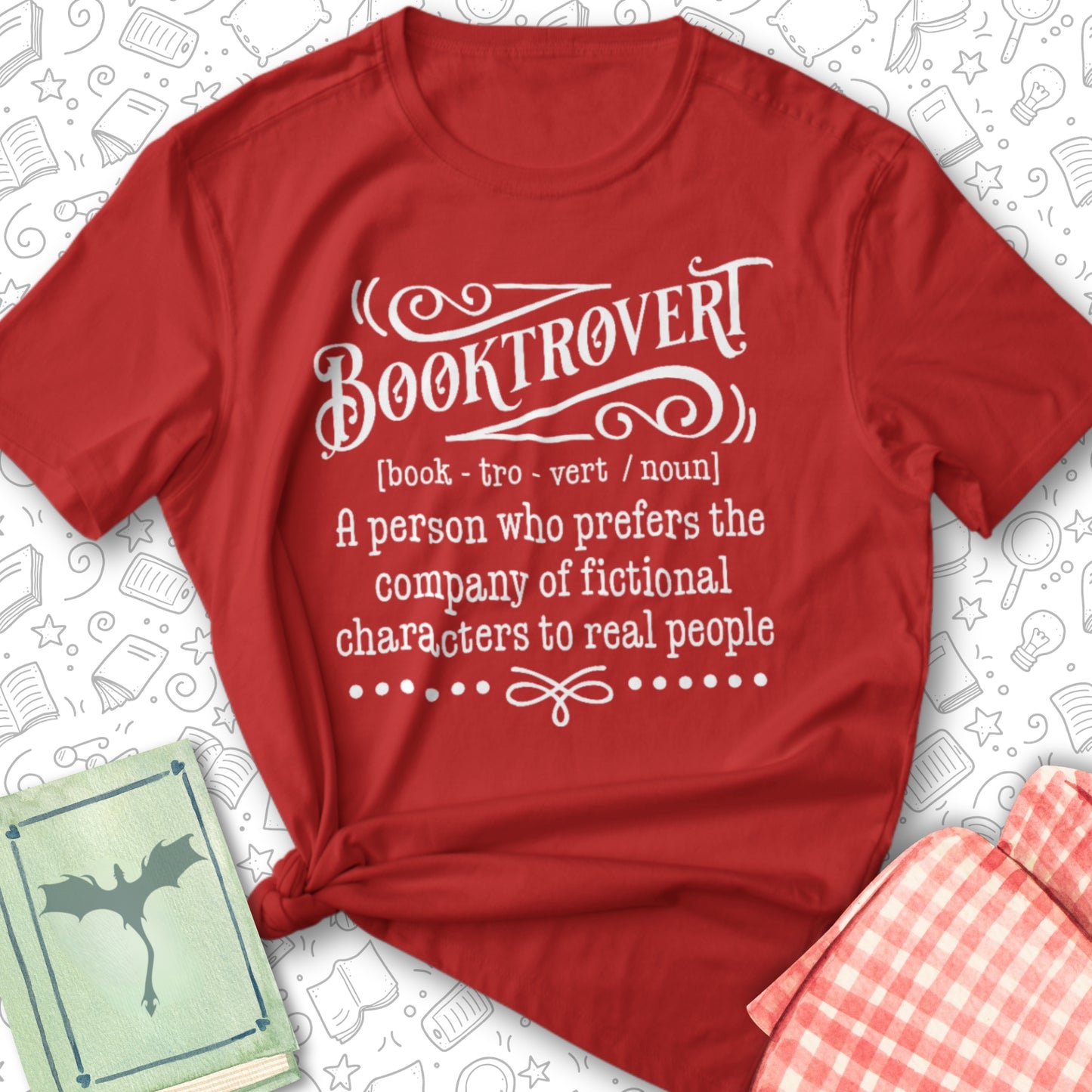 Booktrovert Tee
