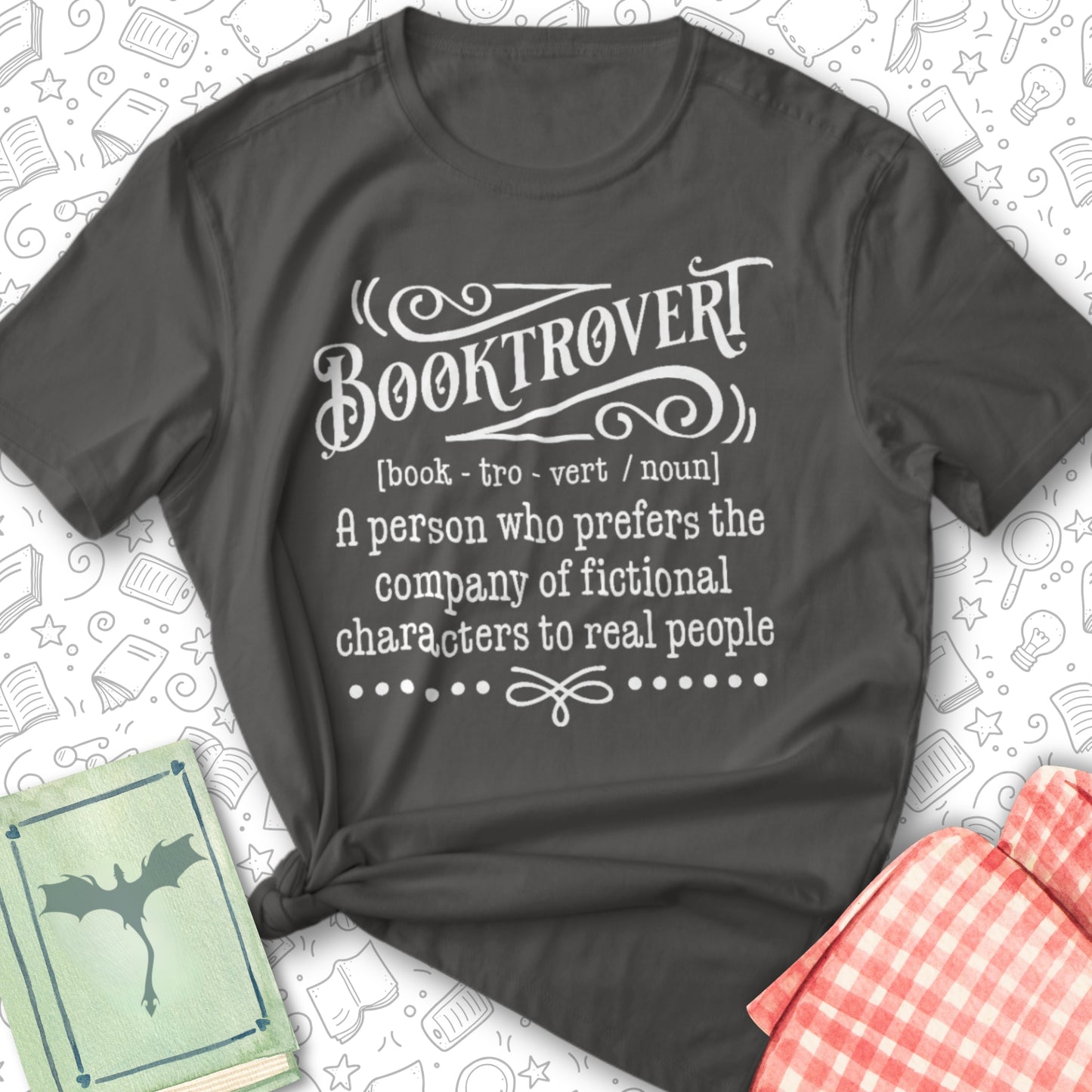 Booktrovert Tee
