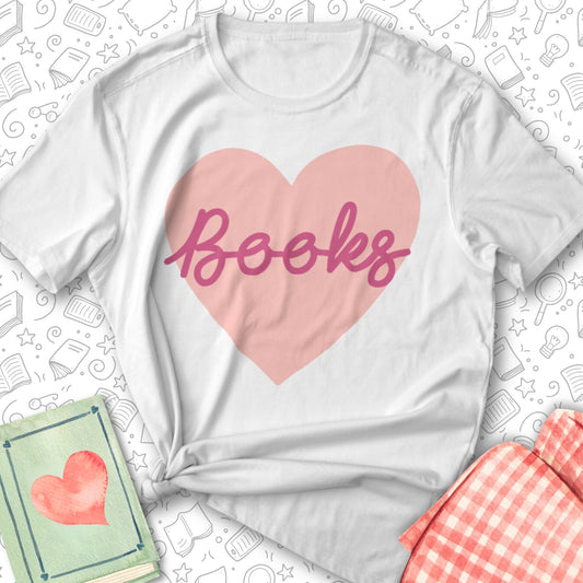 Heart Books Tee