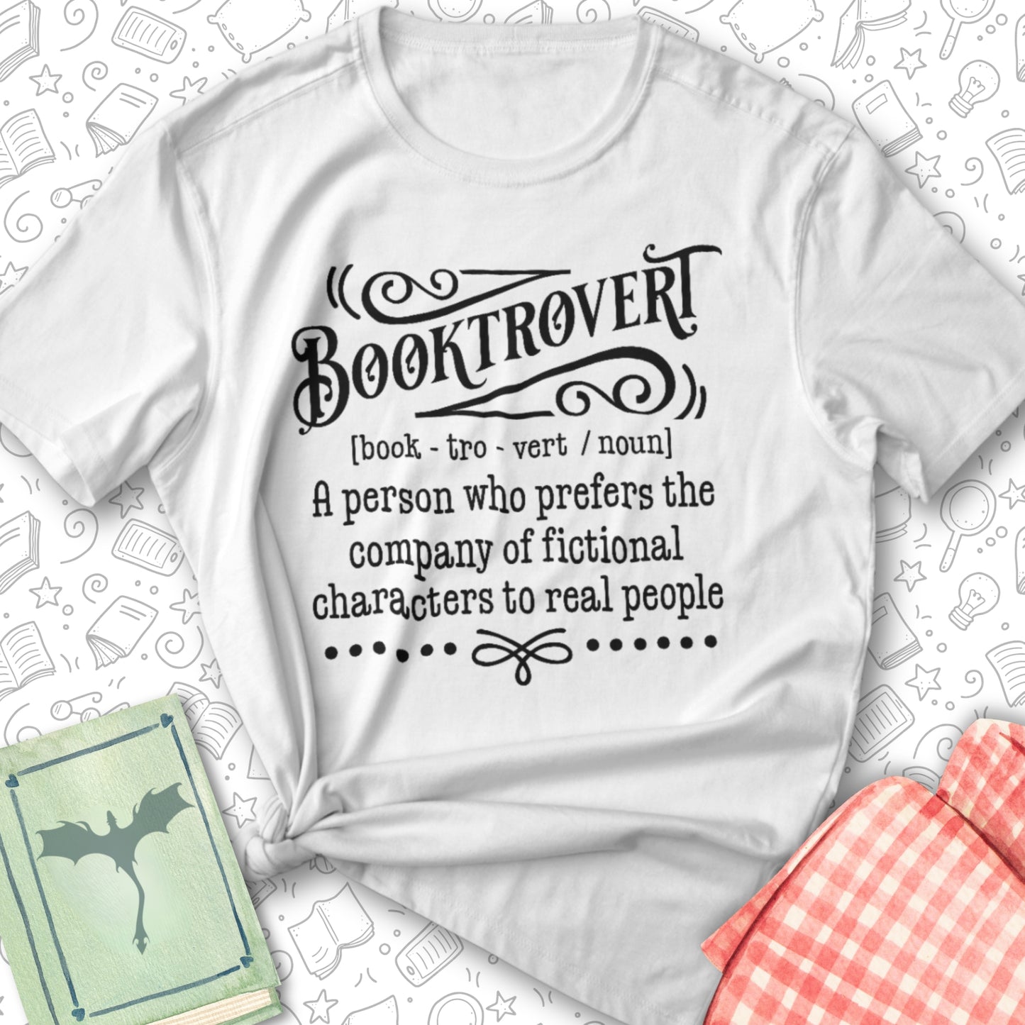 Booktrovert Tee