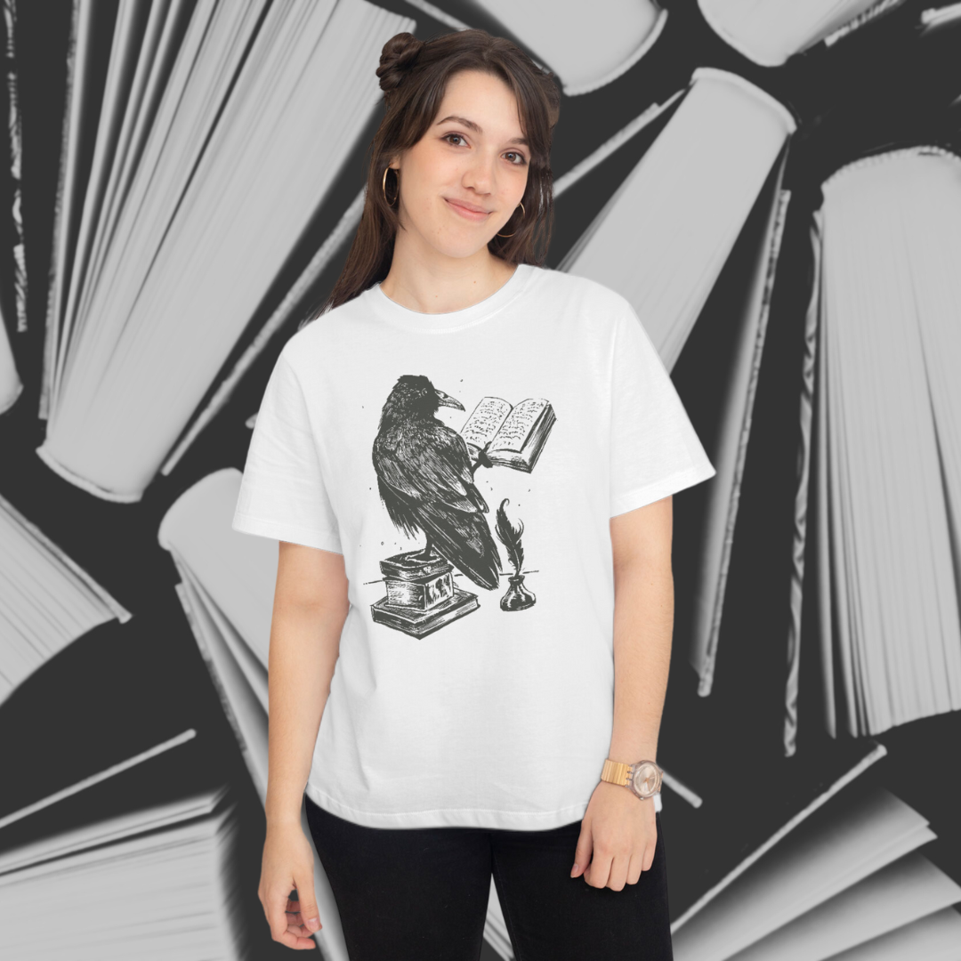Raven Reading Tee