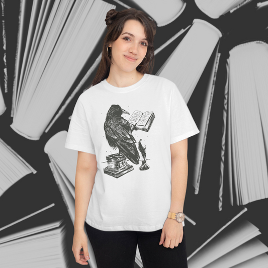 Raven Reading Tee
